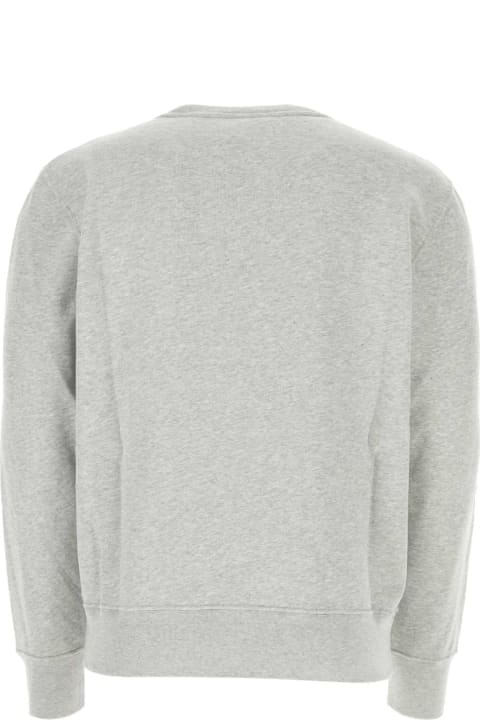 Autry for Men Autry Melange Grey Cotton Sweatshirt