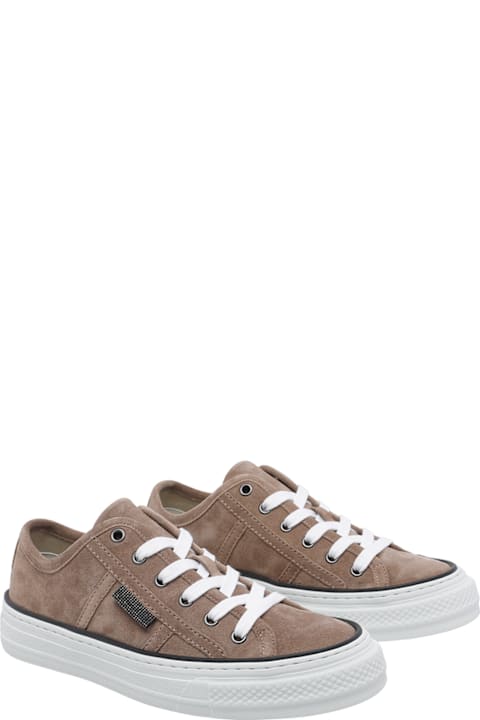 Brunello Cucinelli Suede Sneakers