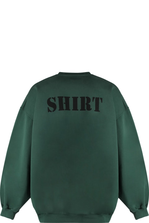 Fleeces & Tracksuits for Men VETEMENTS Oversize Cotton Sweatshirt