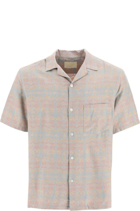 Portuguese Flannel Shirts for Men Portuguese Flannel Cotton Viscose 'resort' Short Sleeve Shirt