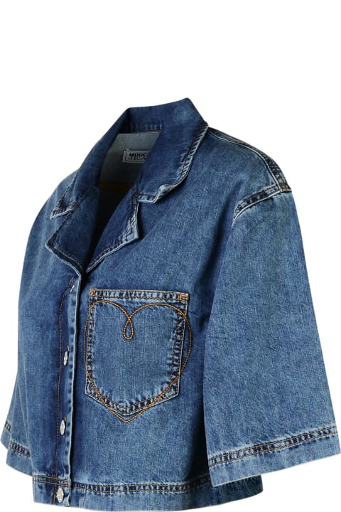 M05CH1N0 Jeans Coats & Jackets for Women M05CH1N0 Jeans 'jeans' Blue Cotton Shirt