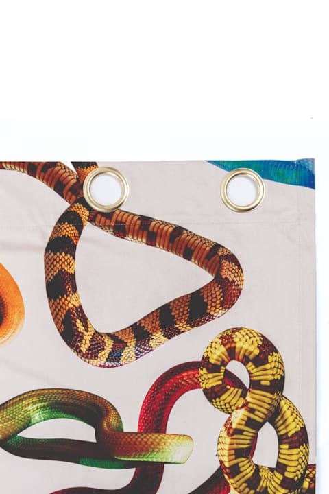 Seletti Textiles & Linens Seletti Tenda Toiletpaper Snakes White