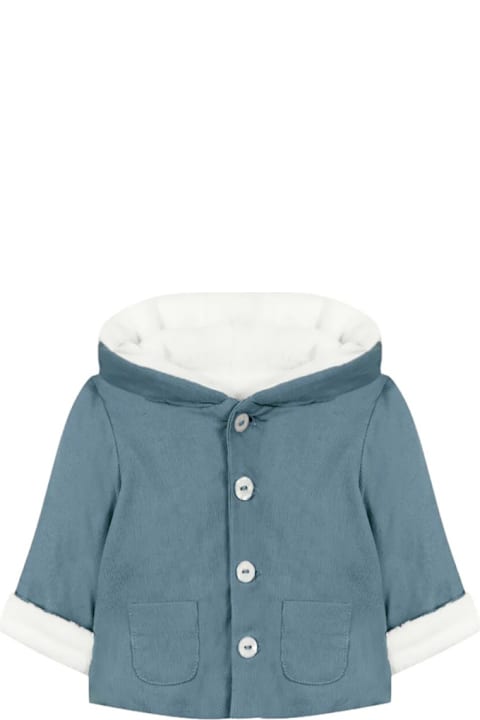 Topwear for Baby Boys Tartine et Chocolat Hooded Coat