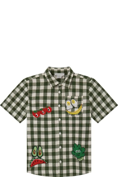 Shirts for Boys Stella McCartney Kids Shirt With Embroidery