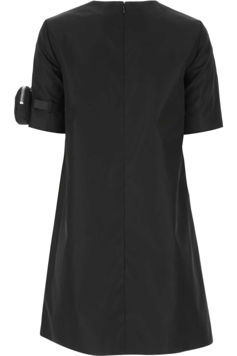 Clothing for Women Prada Black Re-nylon Dress