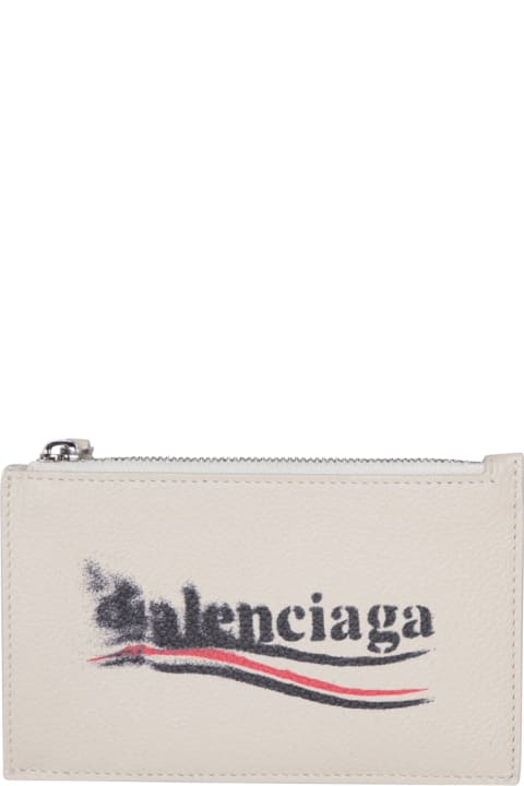 メンズ新着アイテム Balenciaga Balenciaga Beige Card Holder