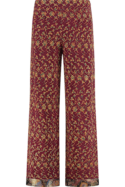 Fashion for Men Etro Printed High-rise Trousers