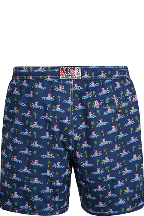 MC2 Saint Barth Pants for Men MC2 Saint Barth Lighting Micro Fantasy Swim Shorts