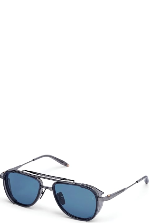 Akoni لـ Kids Akoni Spitzer - Brushed Black Palladium / Crystal Grey Sunglasses