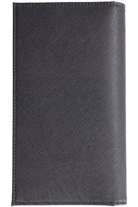 Emporio Armani إكسسوارات لـ القسم الرجالي Emporio Armani Logo Plaque Bi-fold Wallet