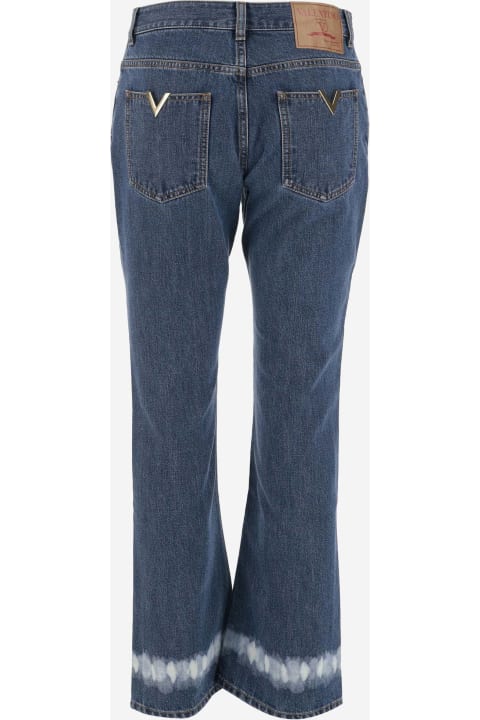 Clothing for Women Valentino Cotton Jeans With Vlogo