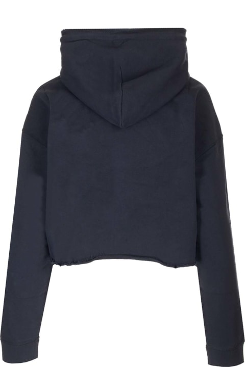 Ganni Fleeces & Tracksuits for Women Ganni Cropped Hoodie
