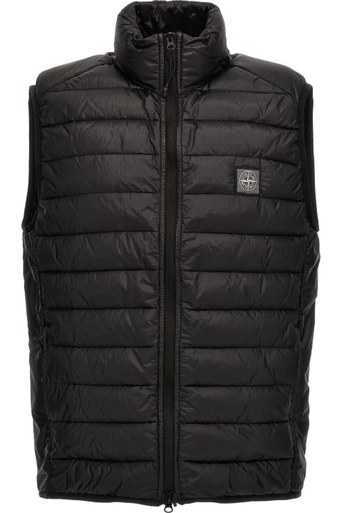 Coats & Jackets for Men Stone Island High Neck Quilted Gilet