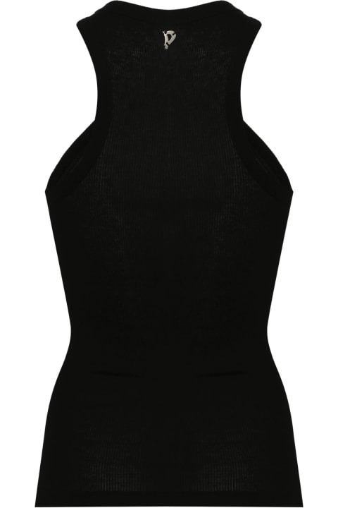 Dondup Sweaters for Women Dondup Black Cotton Top