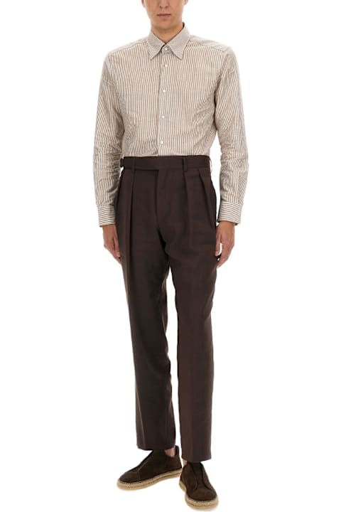 Hugo Boss Pants for Women Hugo Boss Linen "port" Pants