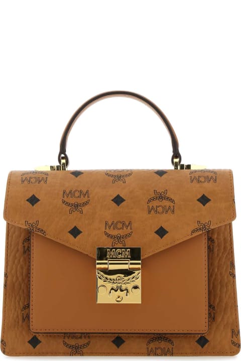 MCM Bags for Women MCM Printed Canvas Small Satchel Handbag