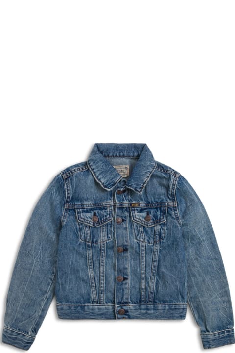 Polo Ralph Lauren Kids Girl's Denim Jacket With Pockets