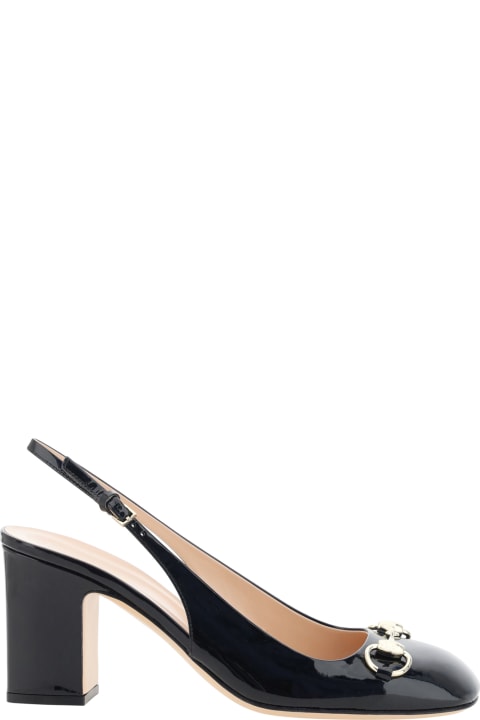 Gucci Women Gucci Black Leather Pumps