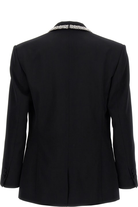 Coats & Jackets for Men Balmain 'strass Piping' Blazer