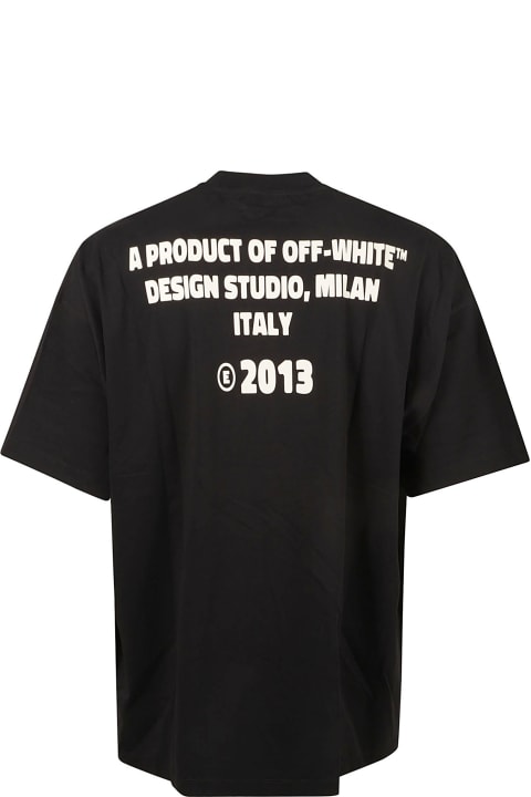 Off-White for Men Off-White Crystal Round Logo Over T-shirt
