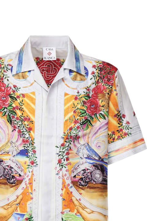 Casablanca for Men Casablanca La Tornade De Rose Shirt