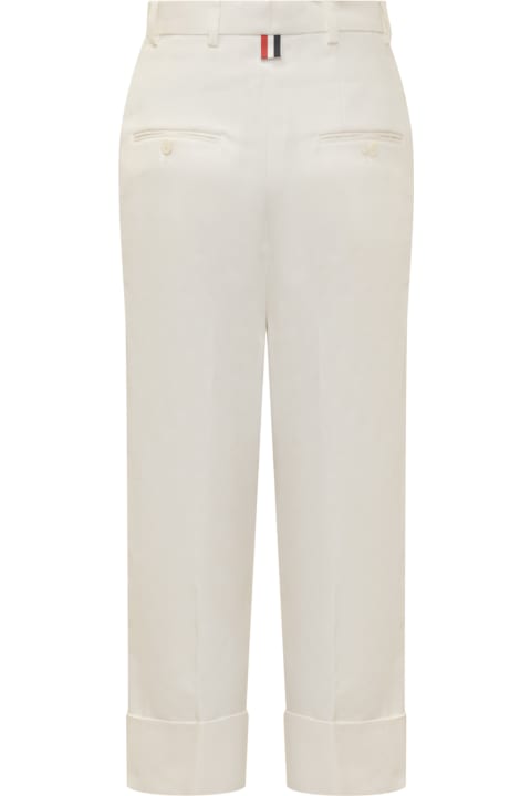 Thom Browne Pants & Shorts for Women Thom Browne Rwb Stripe Wide-leg Trousers