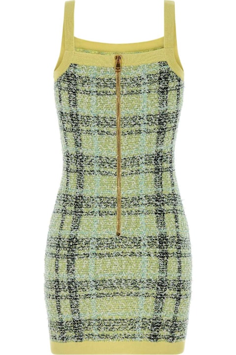 Homeware Balmain Embroidered Tweed Dress