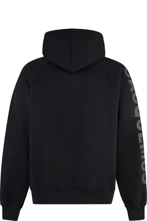 Fleeces & Tracksuits Sale for Men Jacquemus Typo Cotton Hoodie