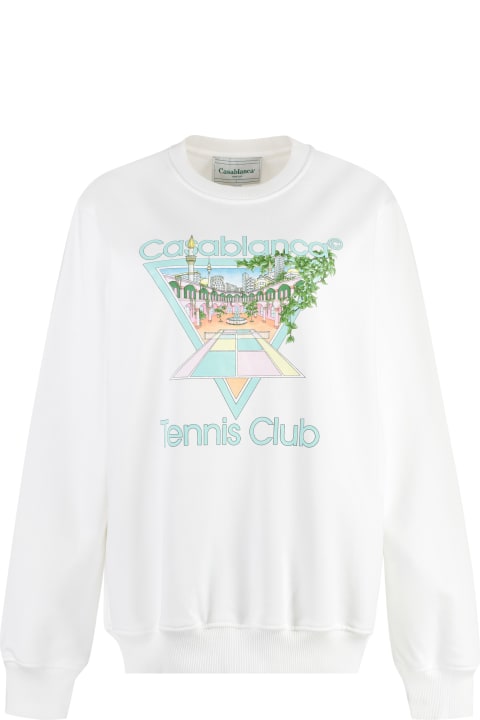 Casablanca for Women Casablanca Printed Cotton Sweatshirt