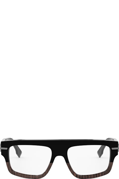 Fendi Eyewear Eyewear for Men Fendi Eyewear Fe50062i Fendi Fendigraphy 005 Nero/marrone Glasses