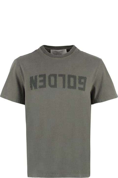 Sale for Men Golden Goose Logo Cotton T-shirt