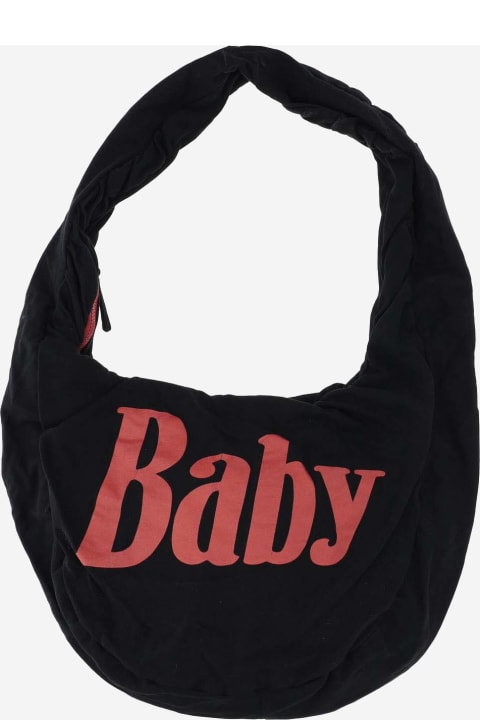 ERL for Men ERL Baby Print Cotton Shoulder Bag
