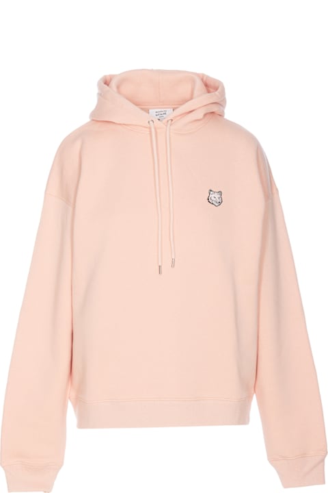 Maison Kitsuné لـ Women Maison Kitsuné Fox Head Patch Hoodie