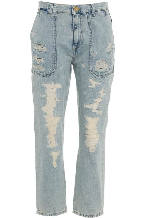 Jeans for Women Pinko Distressed Denim Jeans