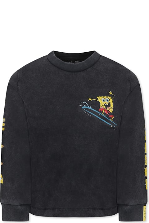 Homeware Stella McCartney Kids Grey T-shirt For Boy With Spongebob