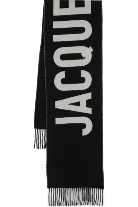 Fashion for Men Jacquemus Wool Scarf With Maxi Logo