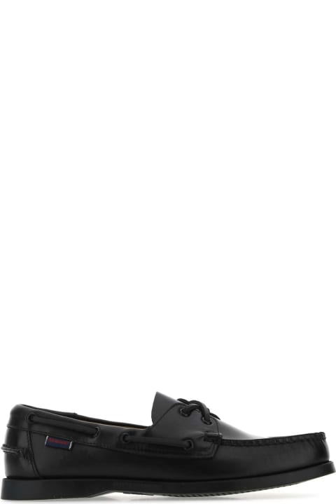 Sebago Loafers & Boat Shoes for Men Sebago Black Leather Portland Loafers