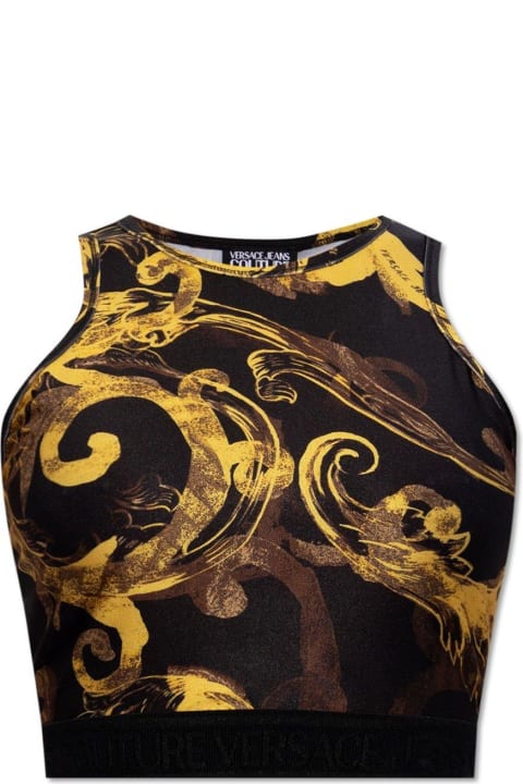 Versace Jeans Couture for Women Versace Jeans Couture Baroque Print Racerback Top