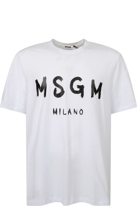 MSGM Topwear for Men MSGM Branded T-shirt