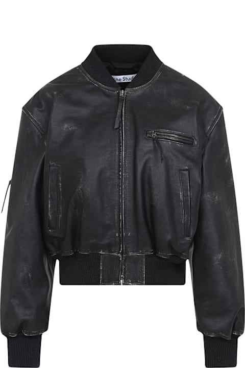 Coats & Jackets for Women Acne Studios Leather Jacket