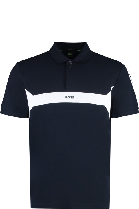 Hugo Boss Topwear for Men Hugo Boss Short Sleeve Cotton Polo Shirt