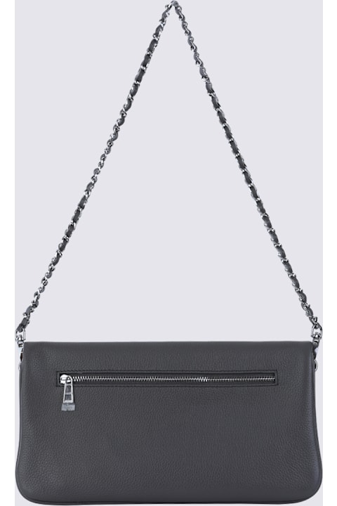 Zadig 
Voltaire Dark Grey Leather Rock Shoulder Bag