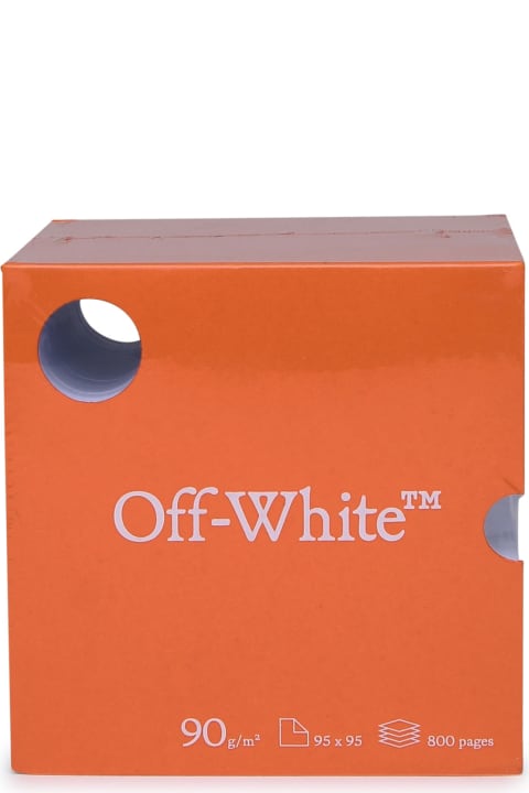 Homeware Off-White Orange Paper Meteor Notepad