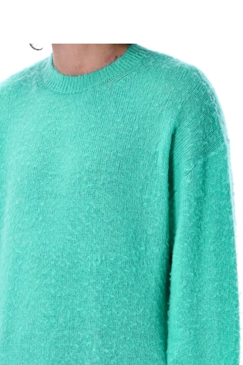 Auralee Brushed Wool Cashmere Silk Knit Sweater | italist, ALWAYS