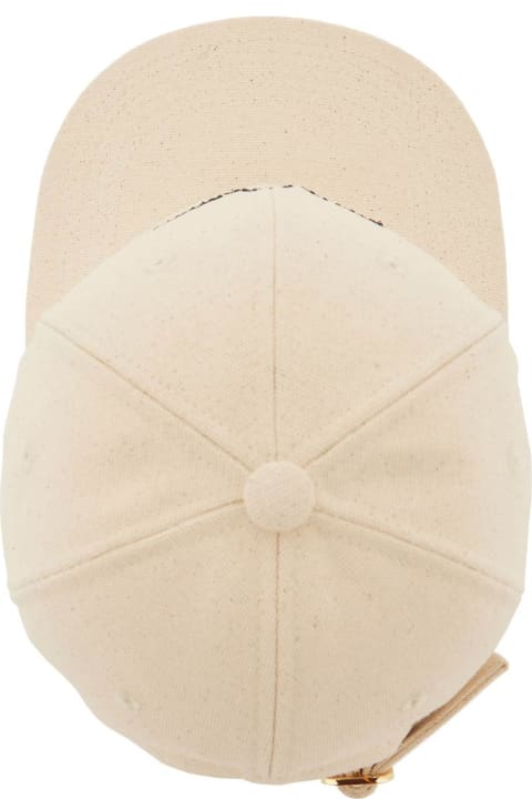 Hats for Women Stella McCartney Baseball Cap With Embroidery