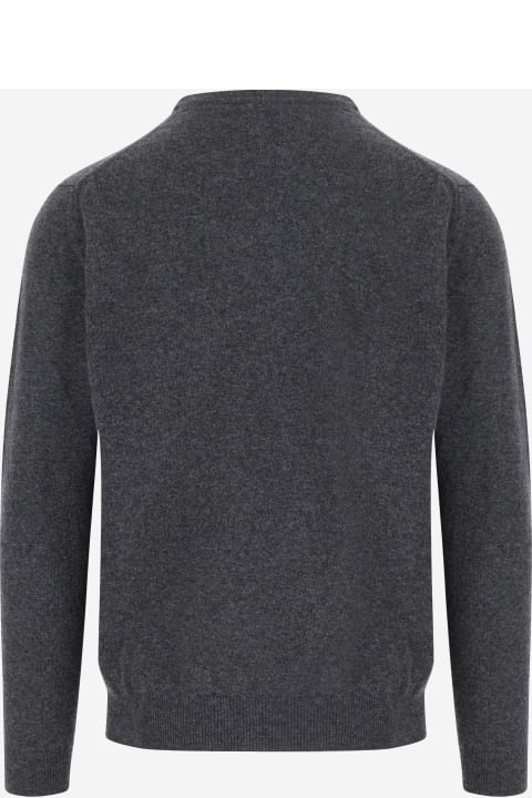 أدوات منزلية Woolrich Logo Embroidered Crewneck Jumper