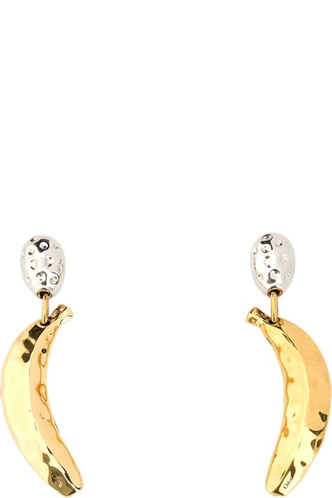 Chloé Earrings for Women Chloé Two-tone Metal Chloã© Bananas Earrings