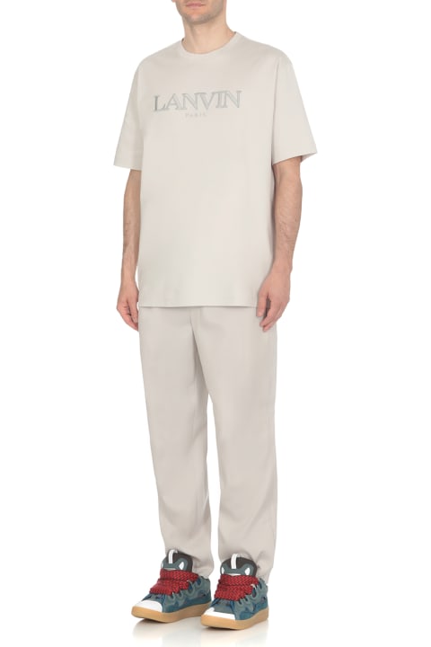 Lanvin Topwear for Men Lanvin T-shirt In Grey Cotton