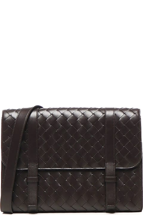 Bottega Veneta لـ Kids Bottega Veneta Intrecciato Crossbody Bag