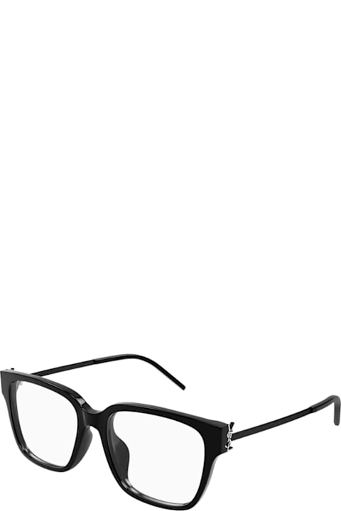Homeware Saint Laurent Eyewear Saint Laurent Sl M48o_a/fn Linea Monogram 002 Black Glasses